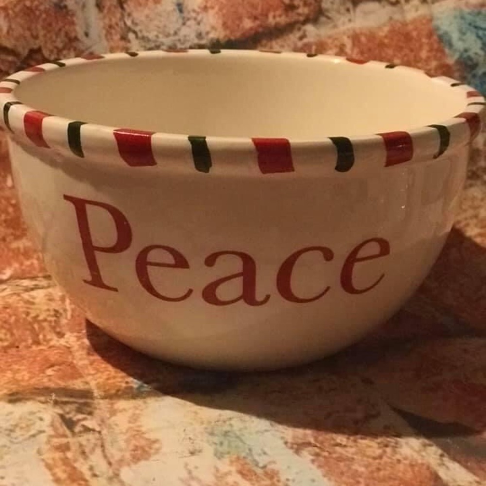 Christmas candy bowl